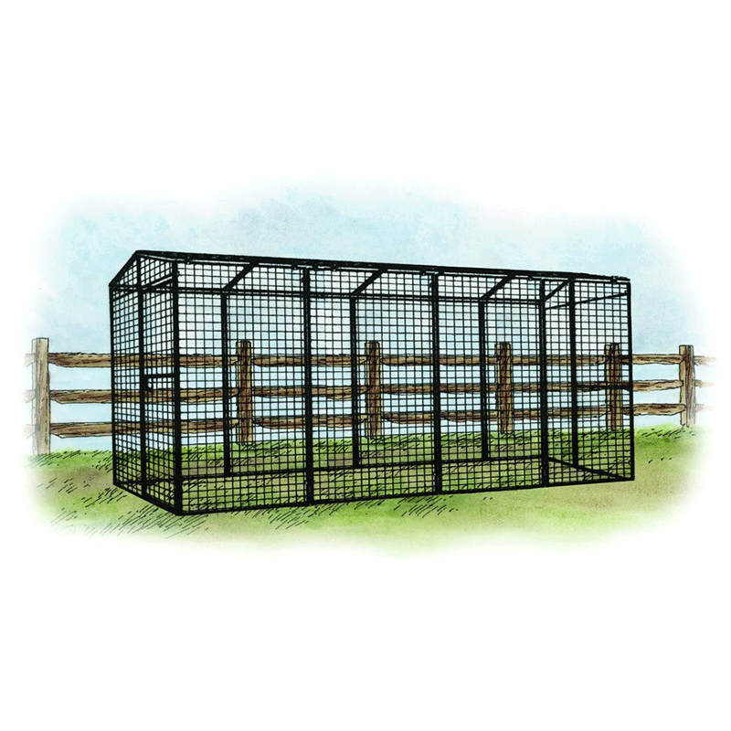 OverEZ Chicken Run Large 15' Walk-In Stand-Alone or Attachable