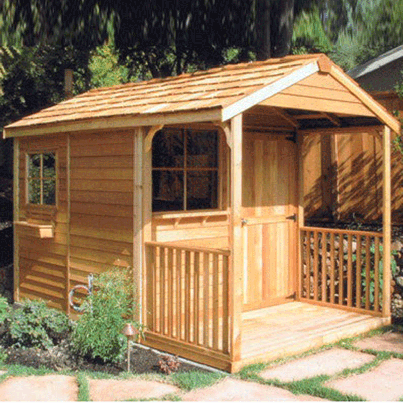 CedarShed ClubHouse Playhouse with Porch