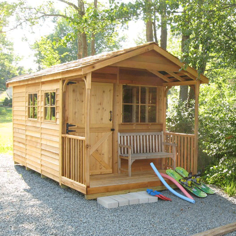 CedarShed ClubHouse Playhouse with Porch