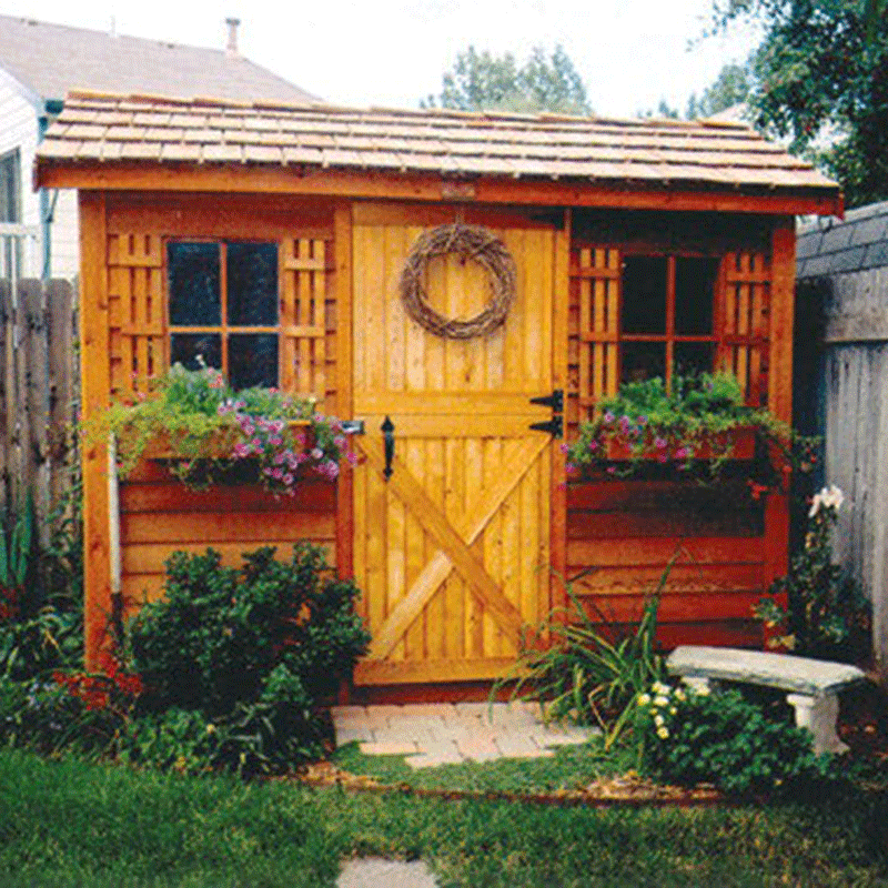 CedarShed Cabana Pool Side Storage Shed