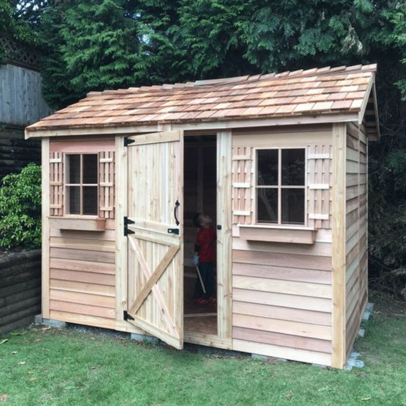 CedarShed Cabana Pool Side Storage Shed