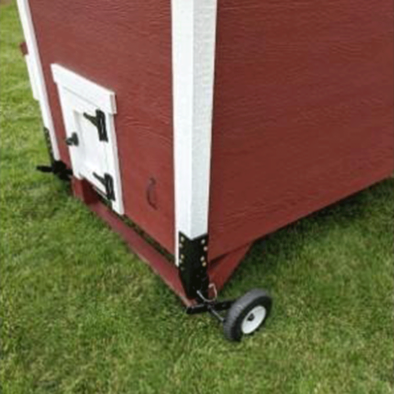 OverEZ Chicken Coop Wheels for Small, Medium, & Large Coops