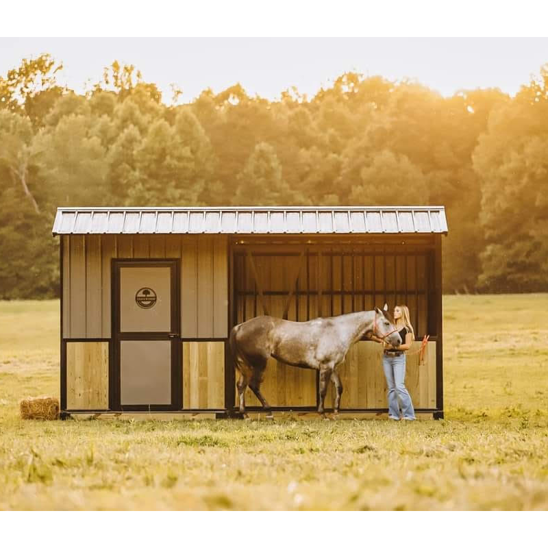 Ironwood Deluxe Animal Shelter DIY Stall Kit 10 x 18 ft 3