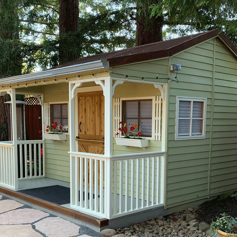 CedarShed BunkHouse Kids Playhouse & Backyard Cabin