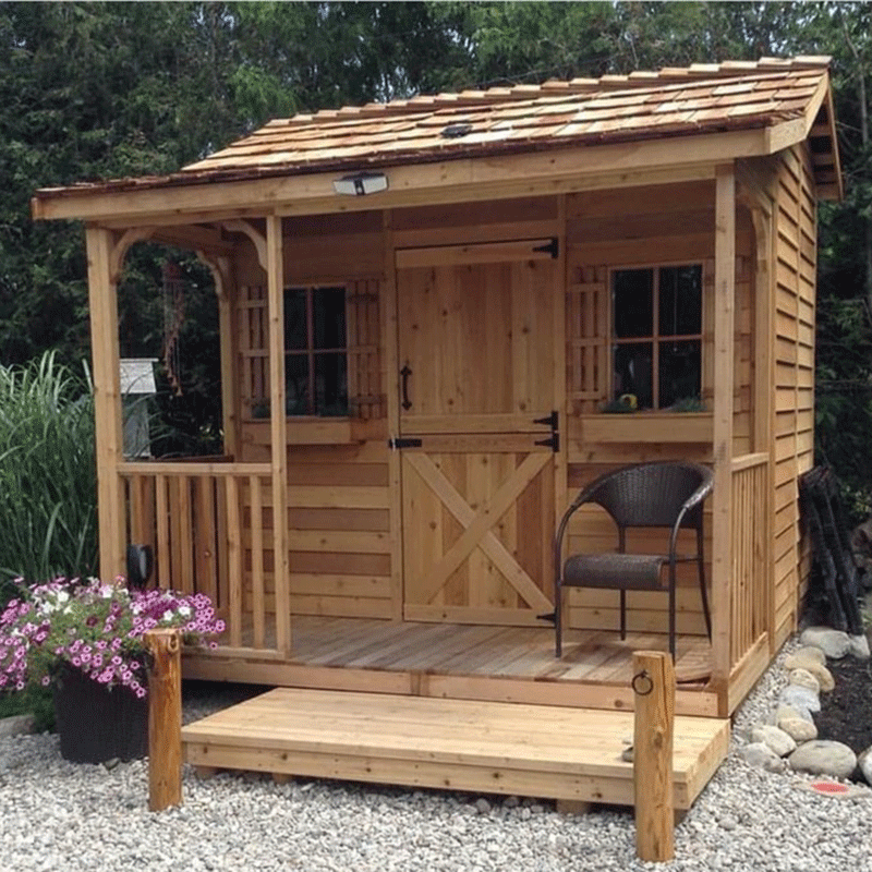 CedarShed BunkHouse Kids Playhouse & Backyard Cabin