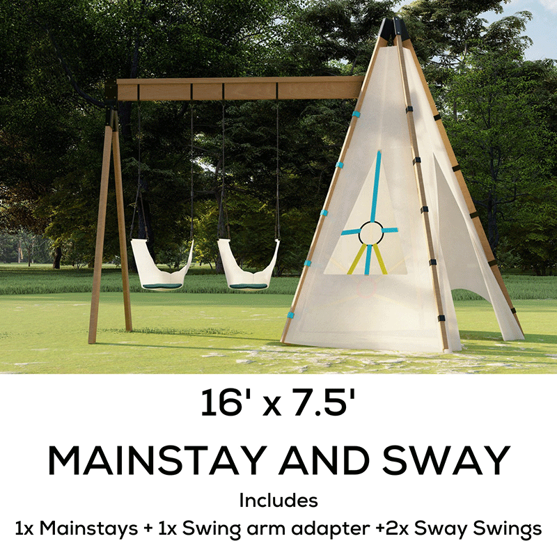 Bijou Build Mainstay and Sway - Play System & 2 Swings