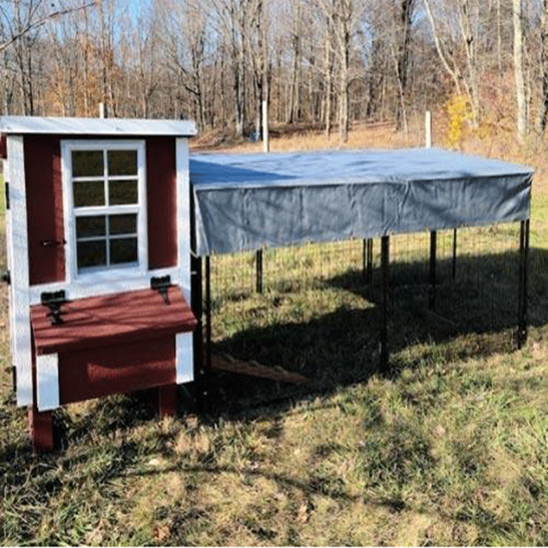 OverEZ Chicken Coop Small Up to 5 Chickens Red