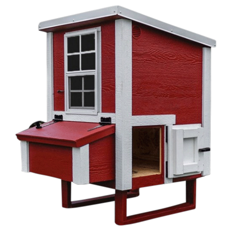 OverEZ Chicken Coop Small Up to 5 Chickens Red