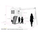 2MamaBees Reign Two Story Swing Set & Climber Black & White Farmhouse Style with dimensions