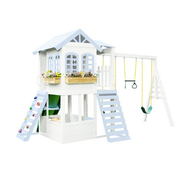 2MamaBees Reign Two Story Playset Custom Pastel Color Ocean Blue