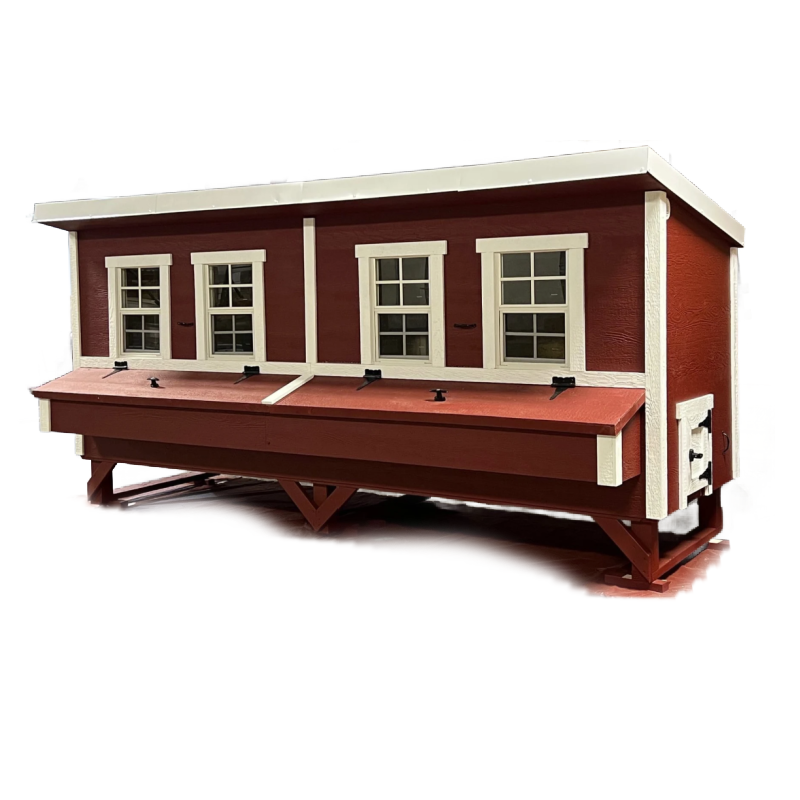 OverEZ Chicken Coop Jumbo Red Up to 30 Chickens