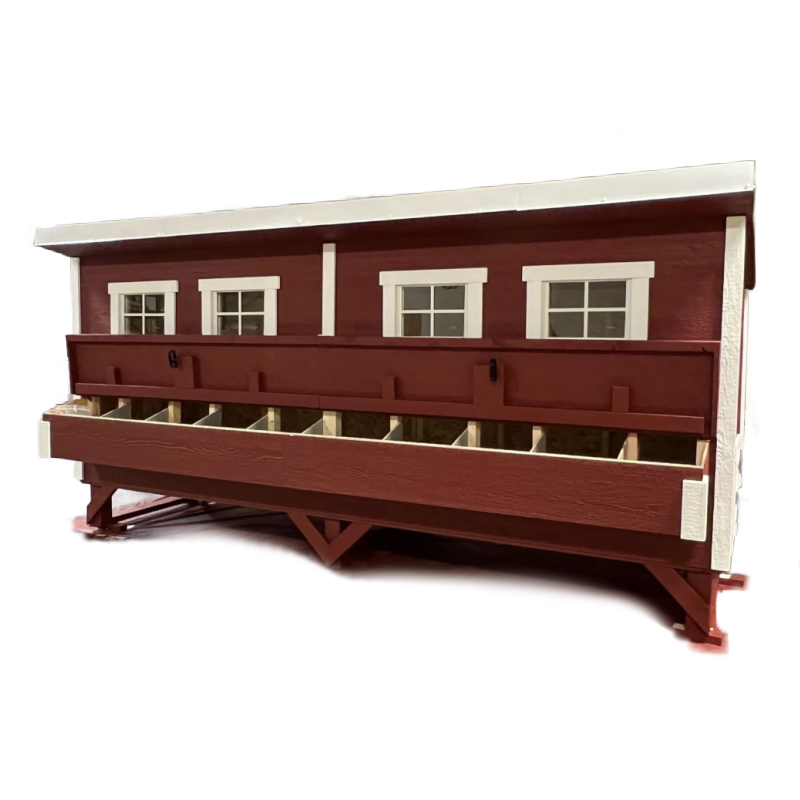 OverEZ Chicken Coop Jumbo Red Up to 30 Chickens