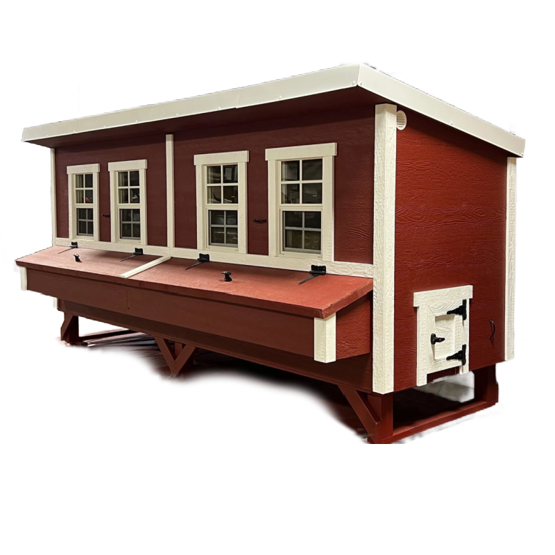 OverEZ Chicken Coop Jumbo Red Up to 30 Chickens