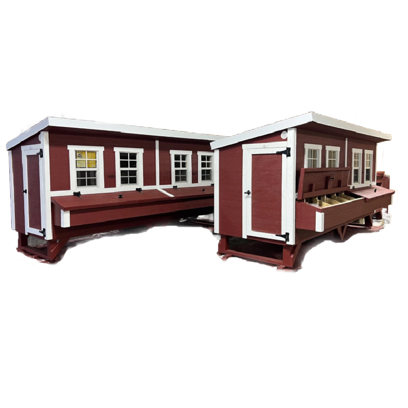 OverEZ Chicken Coop Jumbo Red Up to 30 Chickens