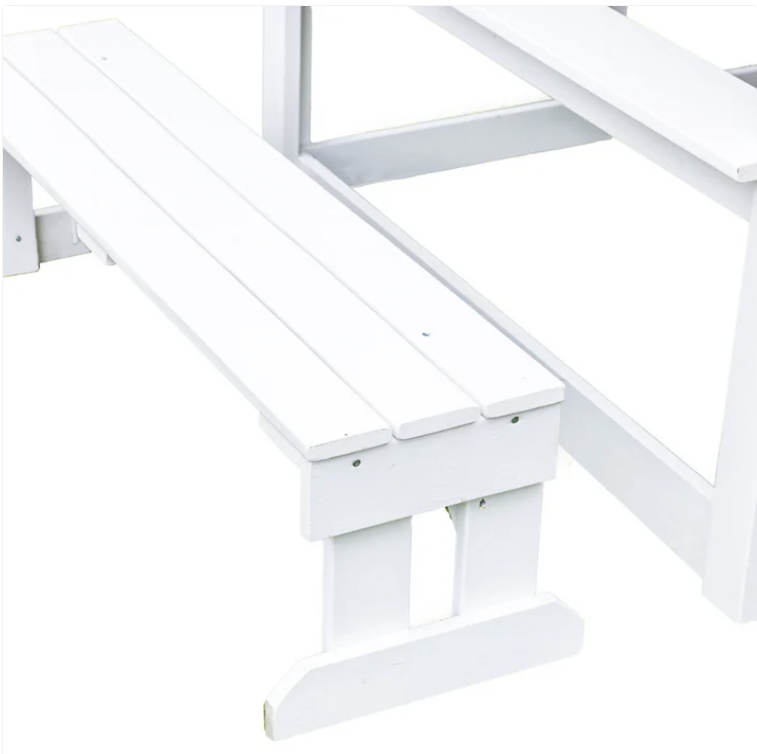 2Mama Bees Londyn Picnic Table White